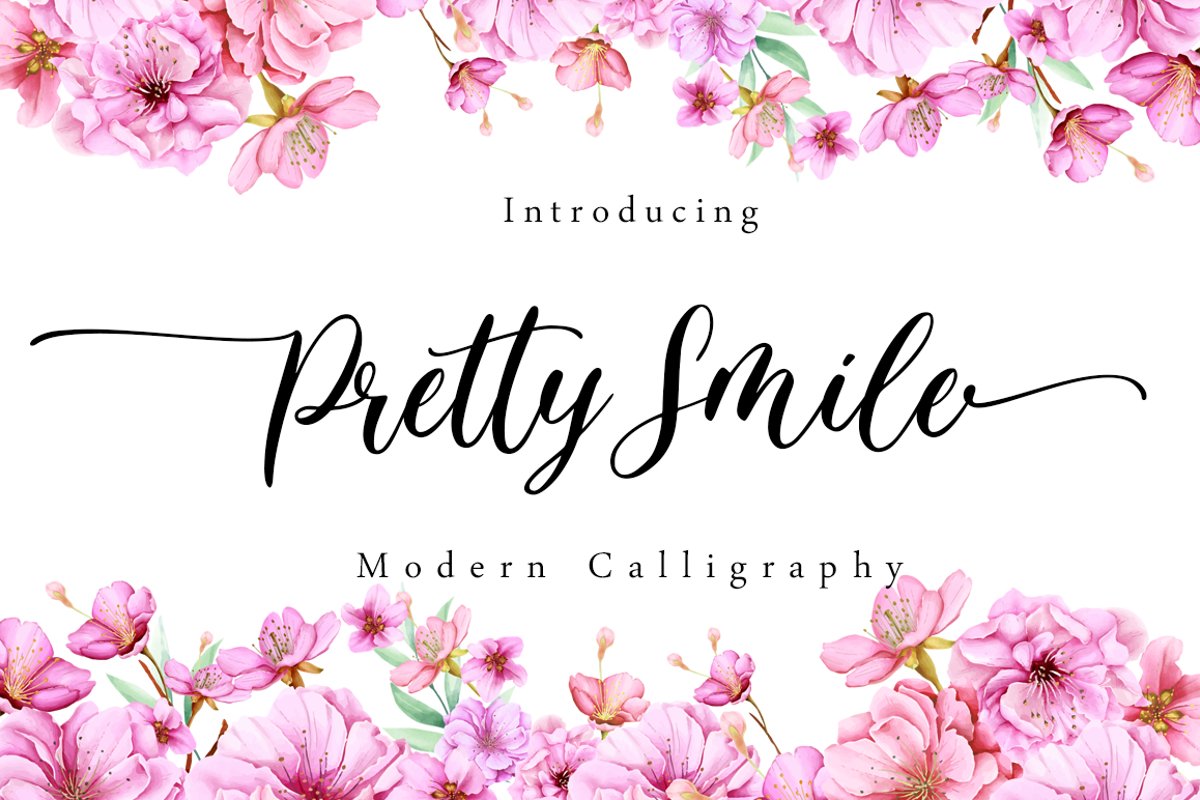 Pretty Smile - Modern Calligraphy example image 1