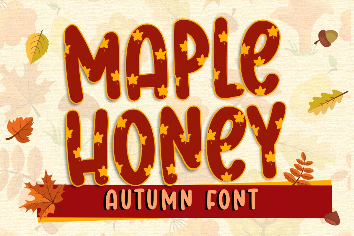 Maple Honey - Autumn Font example image 1