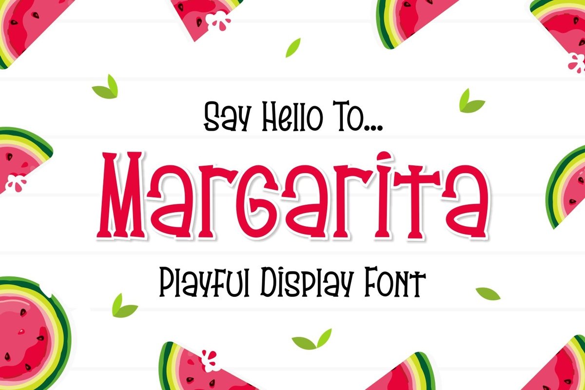 Margarita - Playful Display Font example image 1