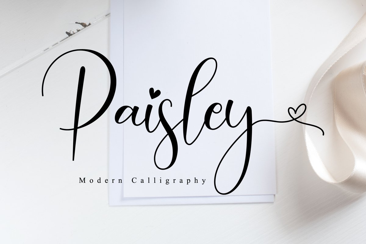 Paisley Script example image 1