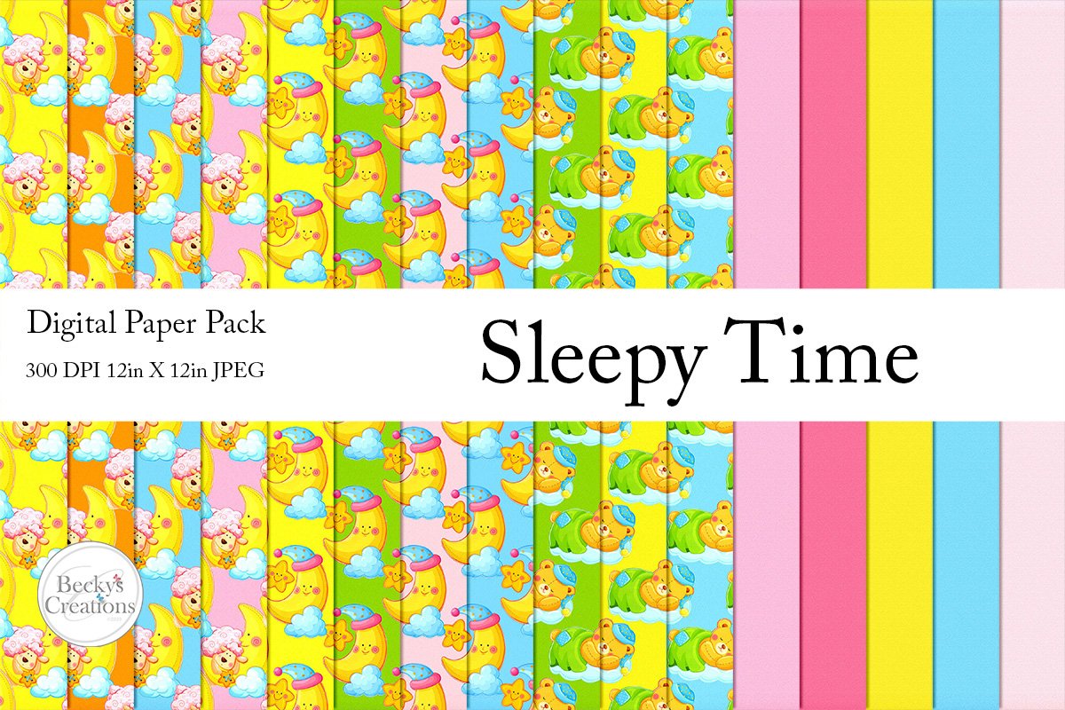 Sleepy Time Paper Pack example image 1