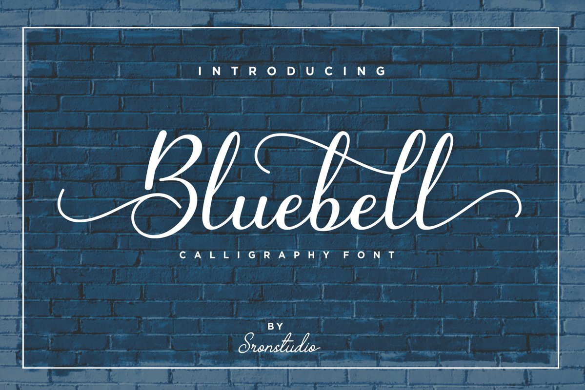 Bluebell - Calligraphy Font example image 1