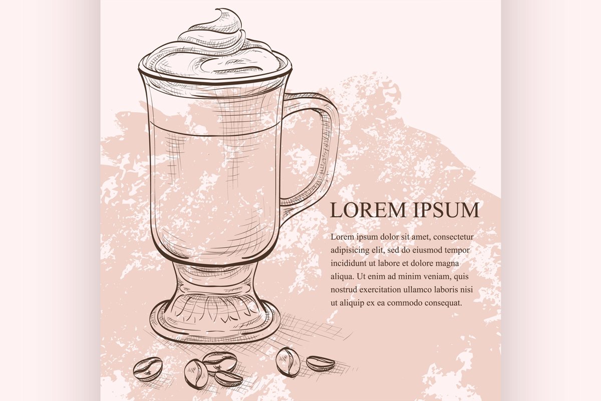 Irish coffee scetch example image 1