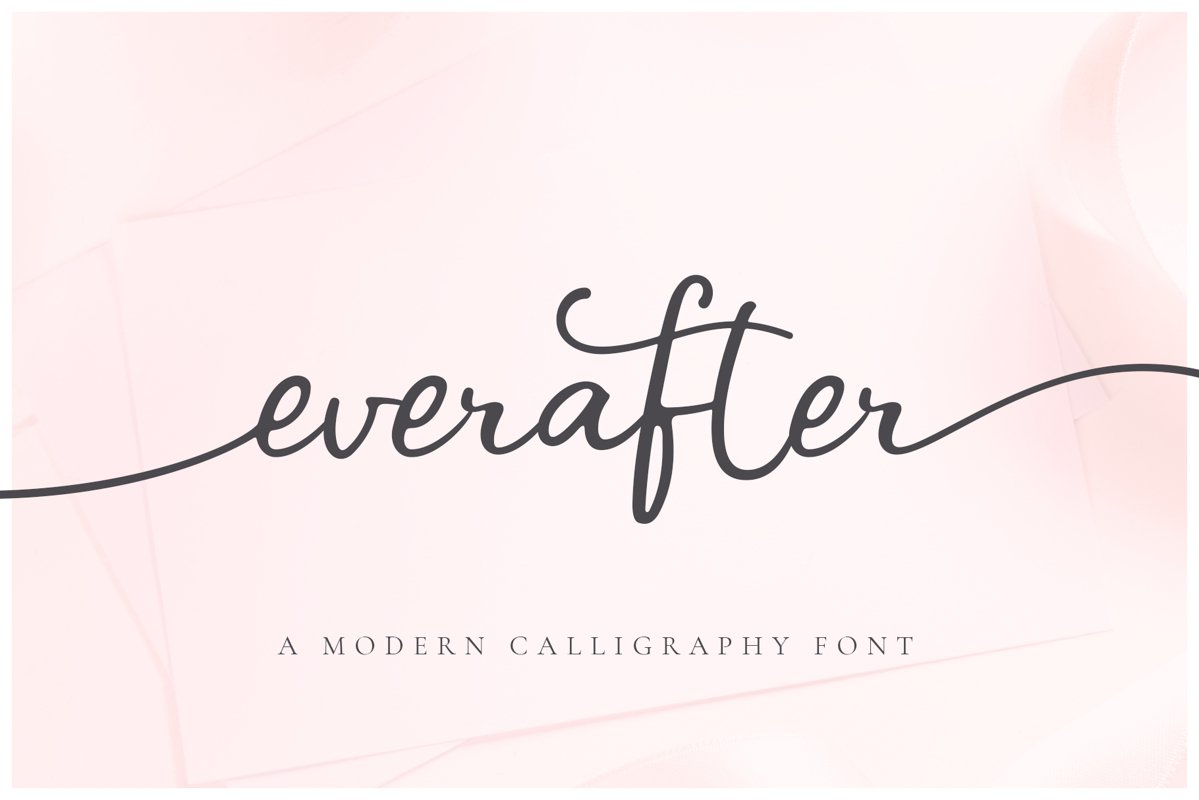Ever After | A Modern Calligraphy Font example image 1