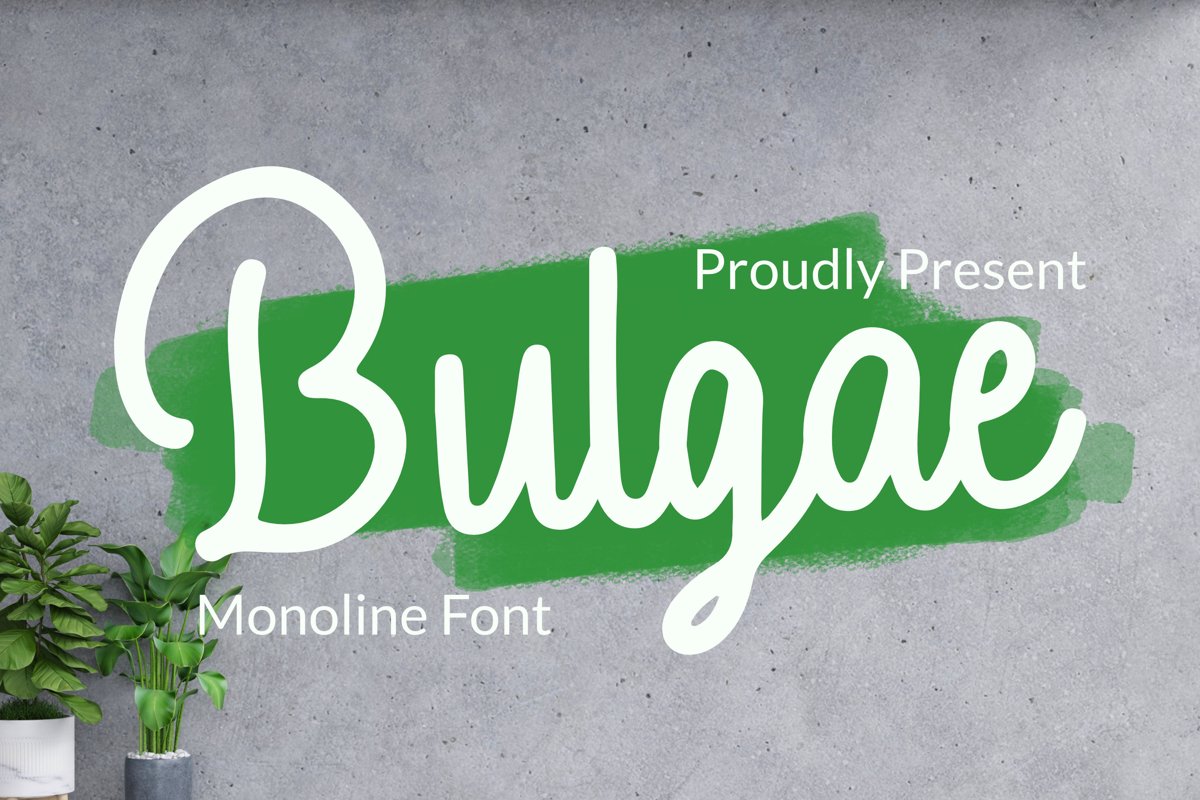 Bulgae Font example image 1