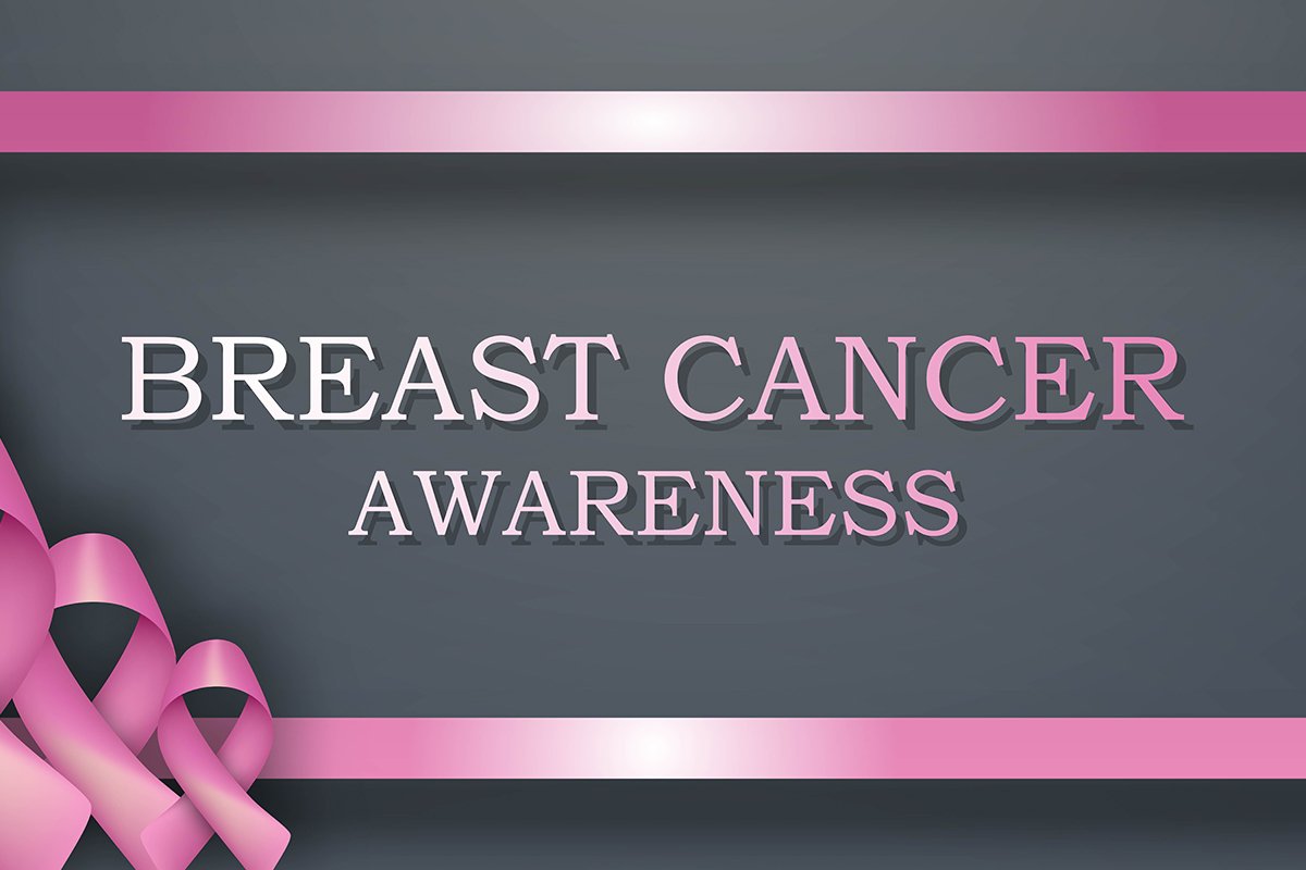 Realistic pink ribbon, breast cancer awareness symbol, vecto example image 1
