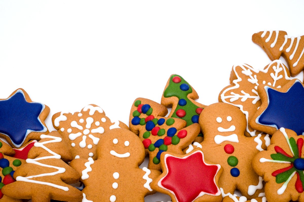Christmas cookies background. example image 1