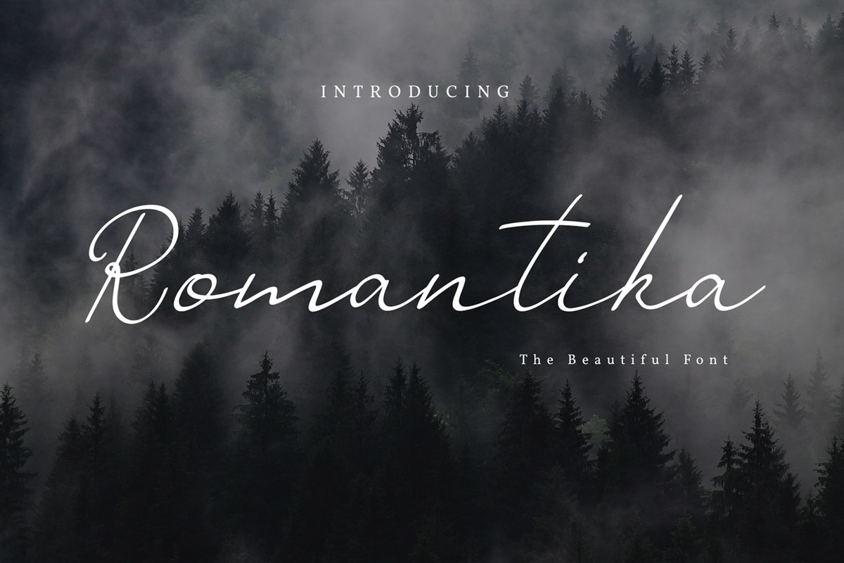 Romantika Font example image 1