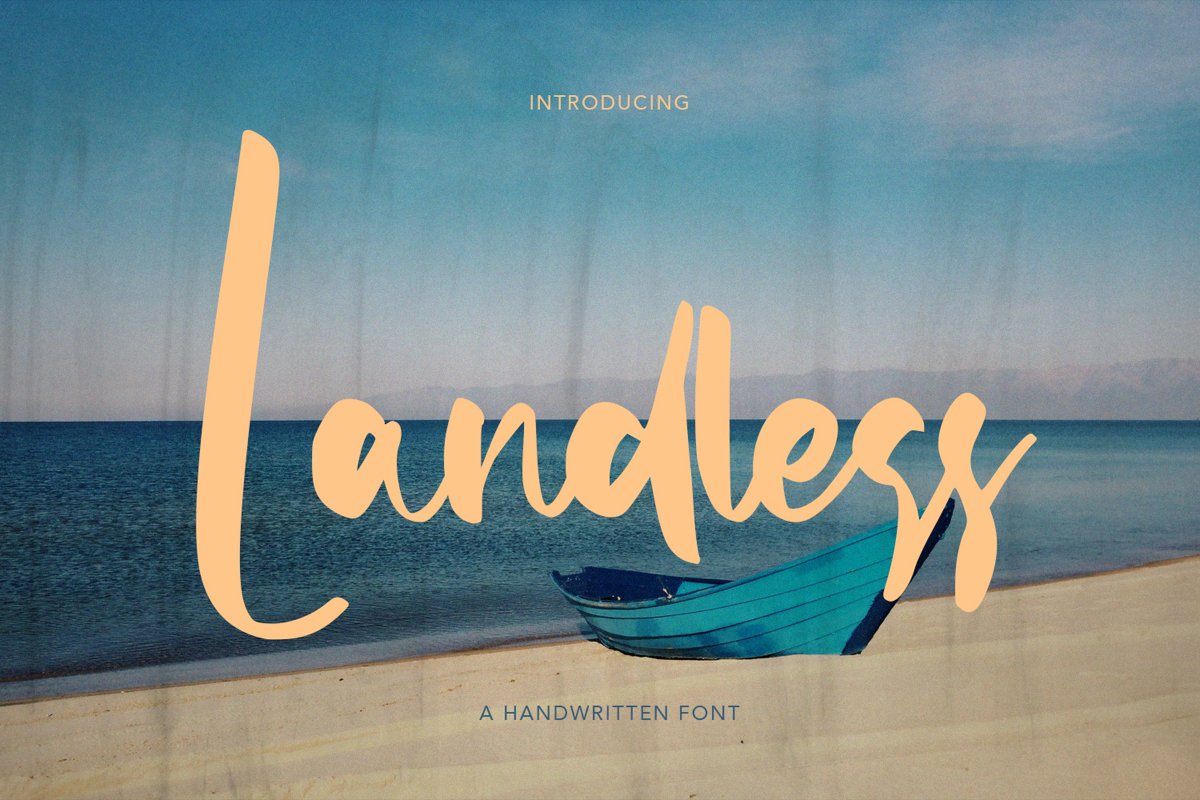 Landless - Handwritten Font example image 1