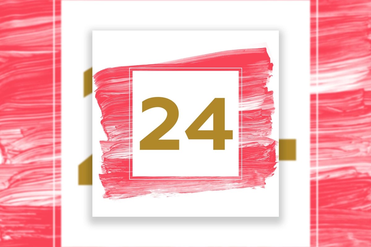 Acrylic Brush Strokes Template Background example image 1