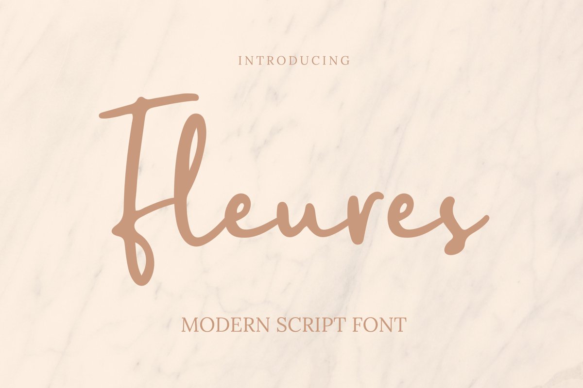 Fleures Font example image 1