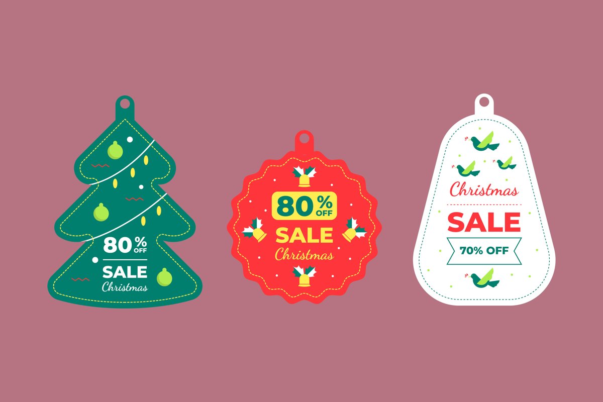 Christmas Sale Tag example image 1