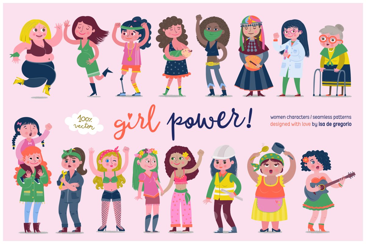 Girl Power! Women Characters example image 1