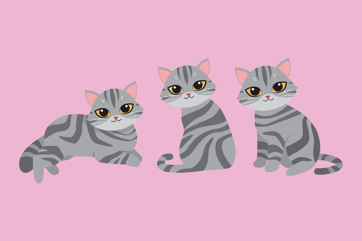 Kitten Illustrations example image 1