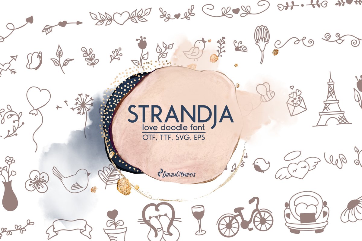 Strandja - Love Doodle Font example image 1