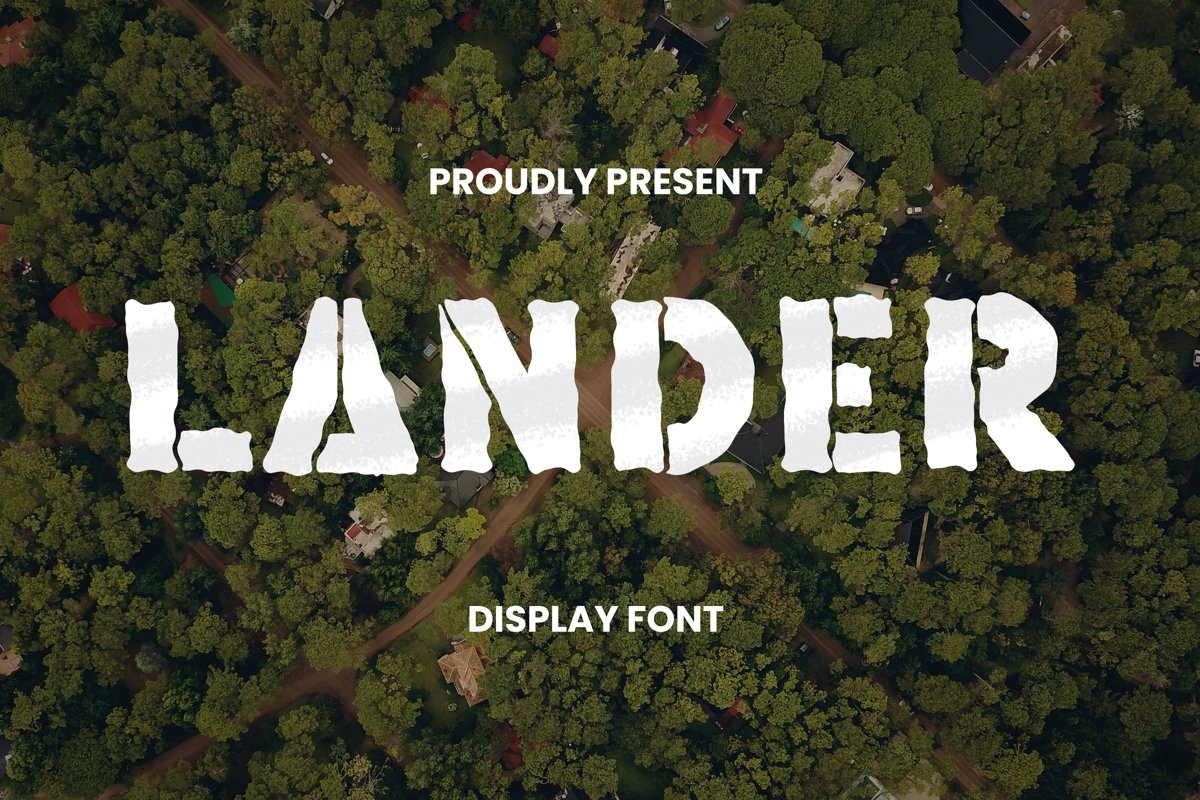 Lander Font example image 1