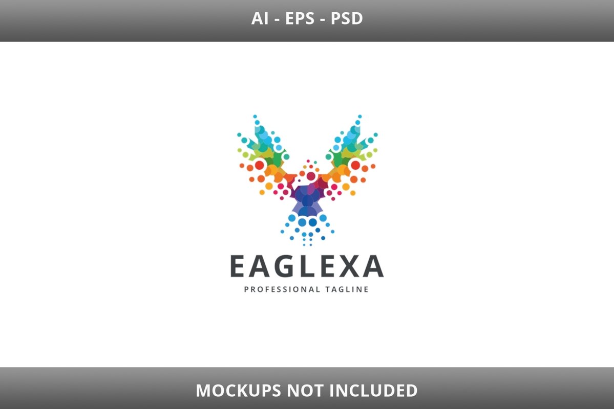 Pixel Eagle Logo example image 1