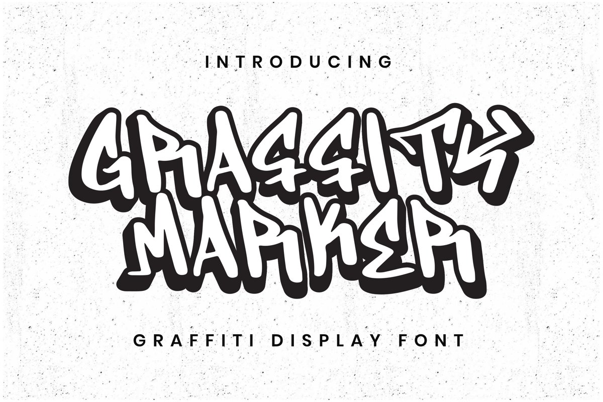 Graffity Marker Font example image 1