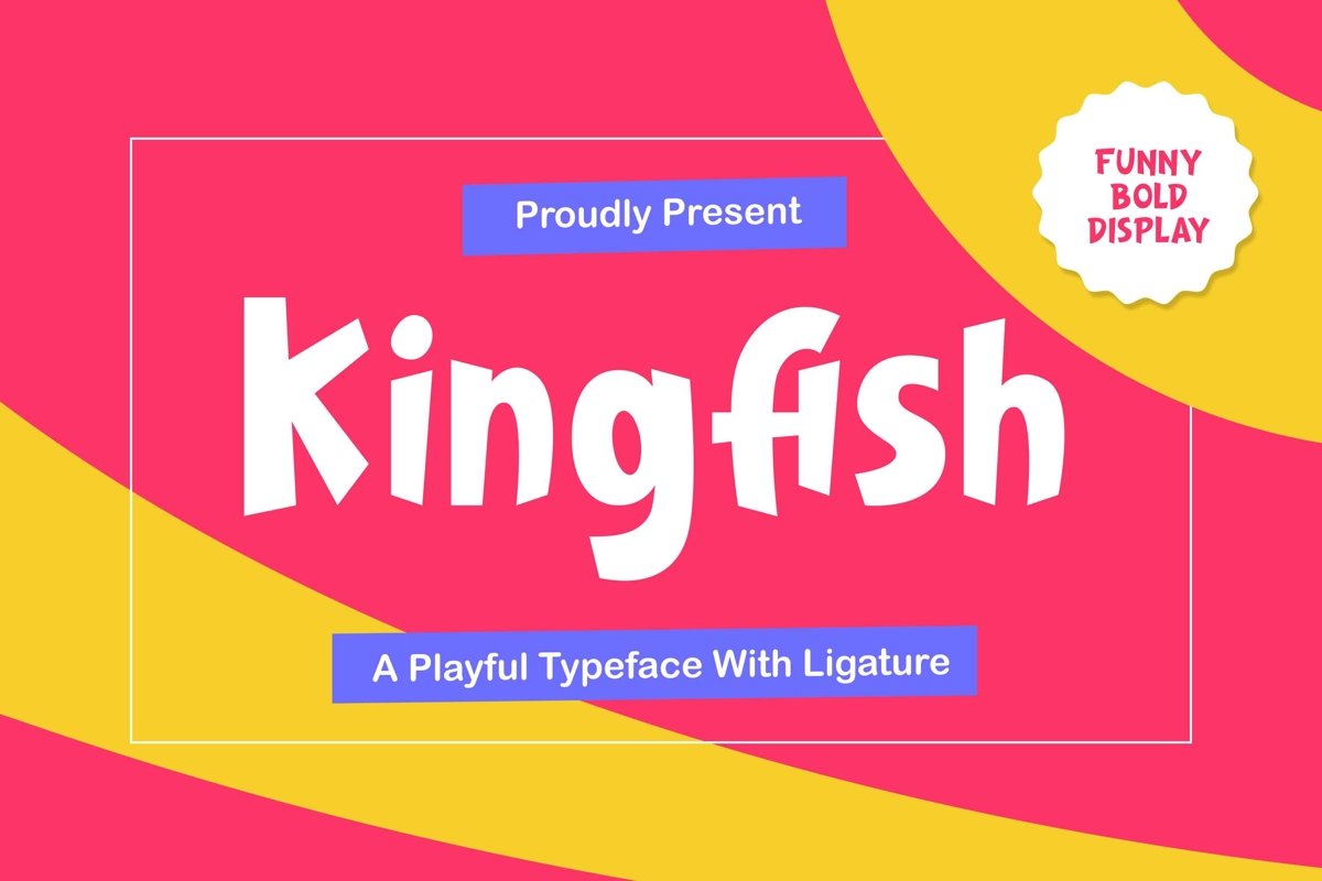 Kingfish - Playful Typeface example image 1