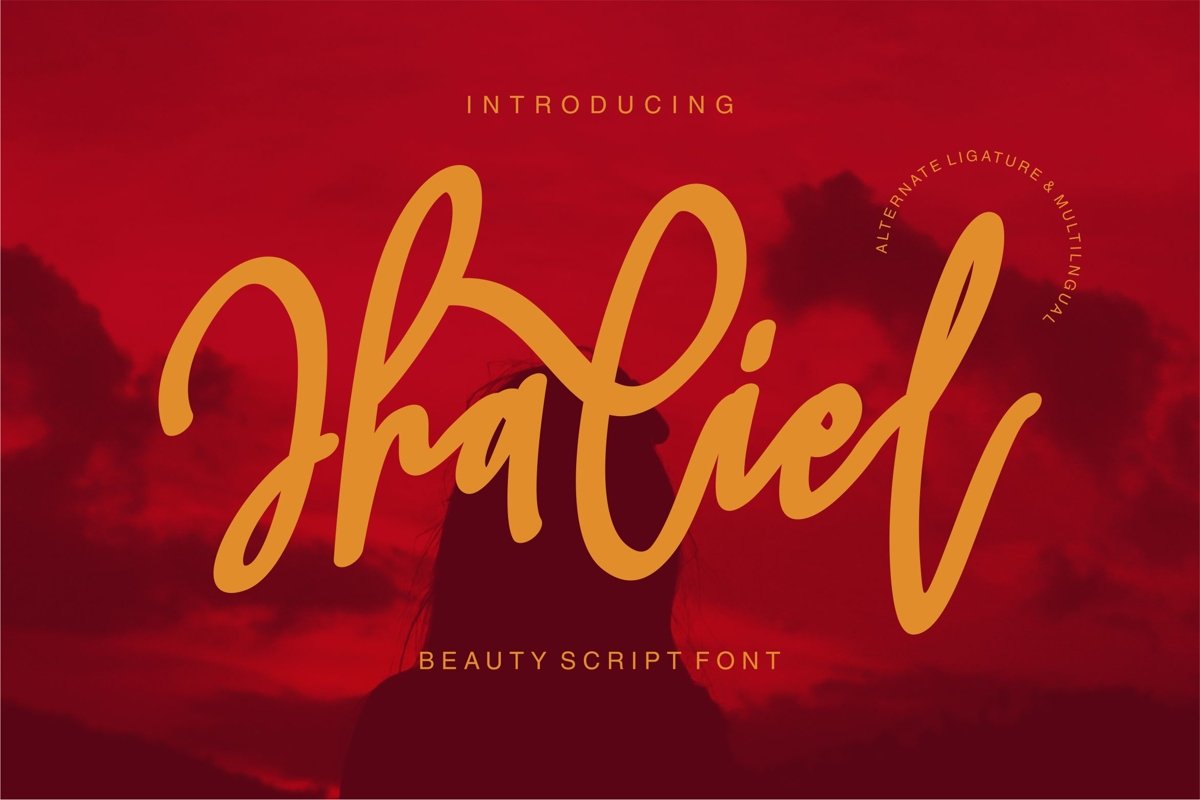 Jhaliel - Beauty Script Font example image 1