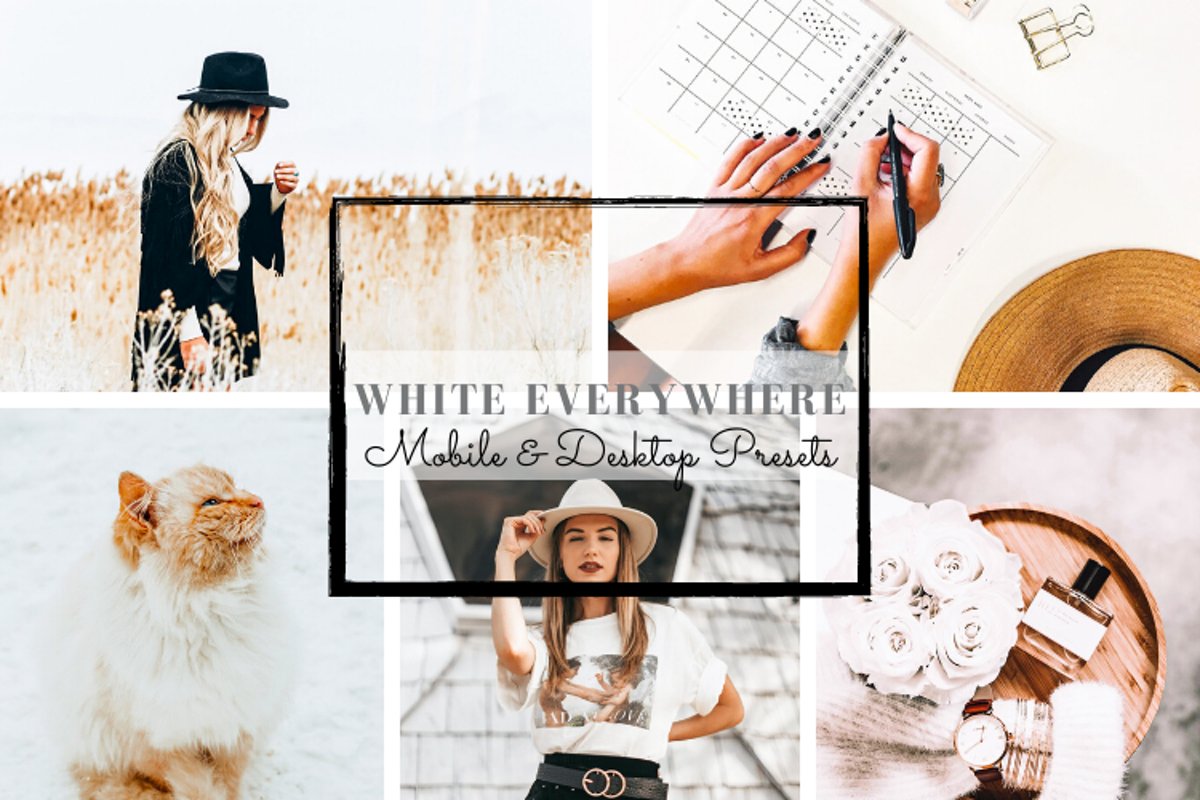 White Everywhere Lifestyle Mobile and Desktop Presets example image 1