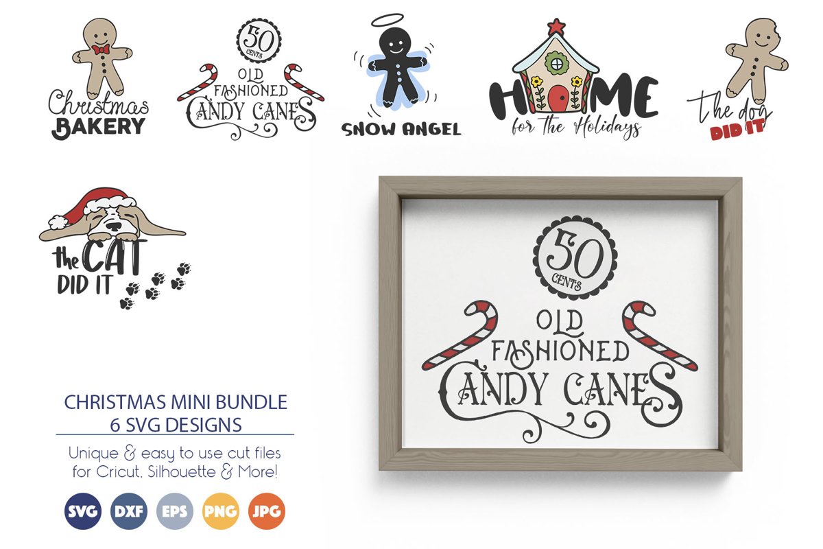 Christmas SVG Bundle | Christmas Cookies SVG example image 1