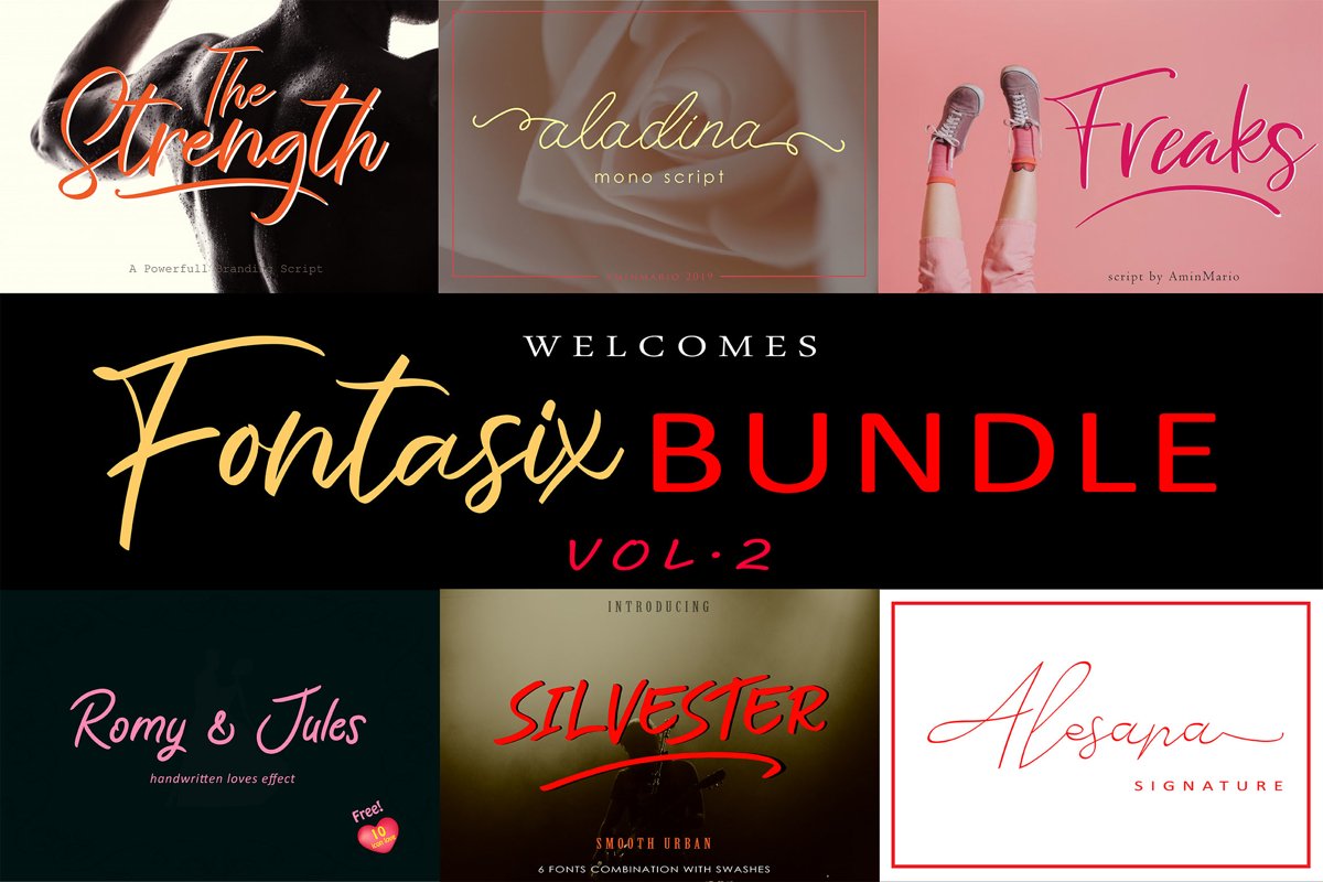 FONTASIX BUNDLE // VOL.2 example image 1