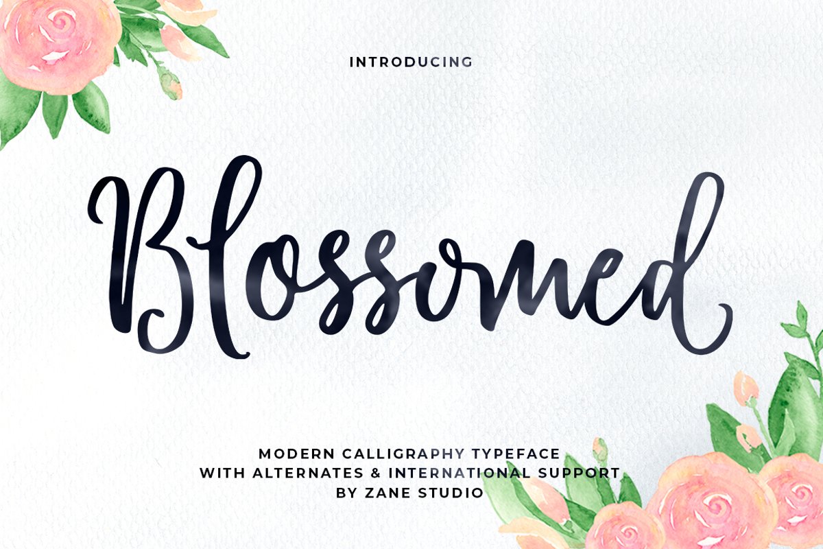 Blossomed Script example image 1