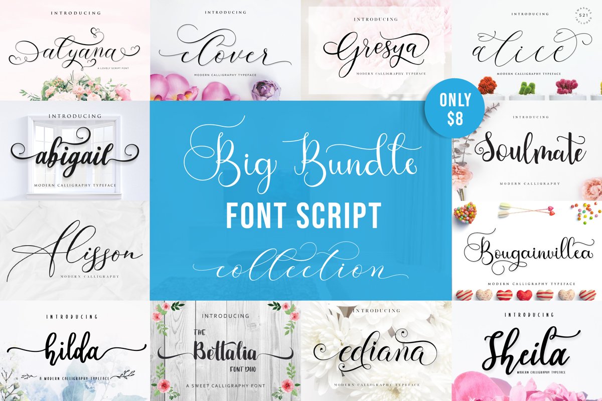 Special Fonts Bundle example image 1