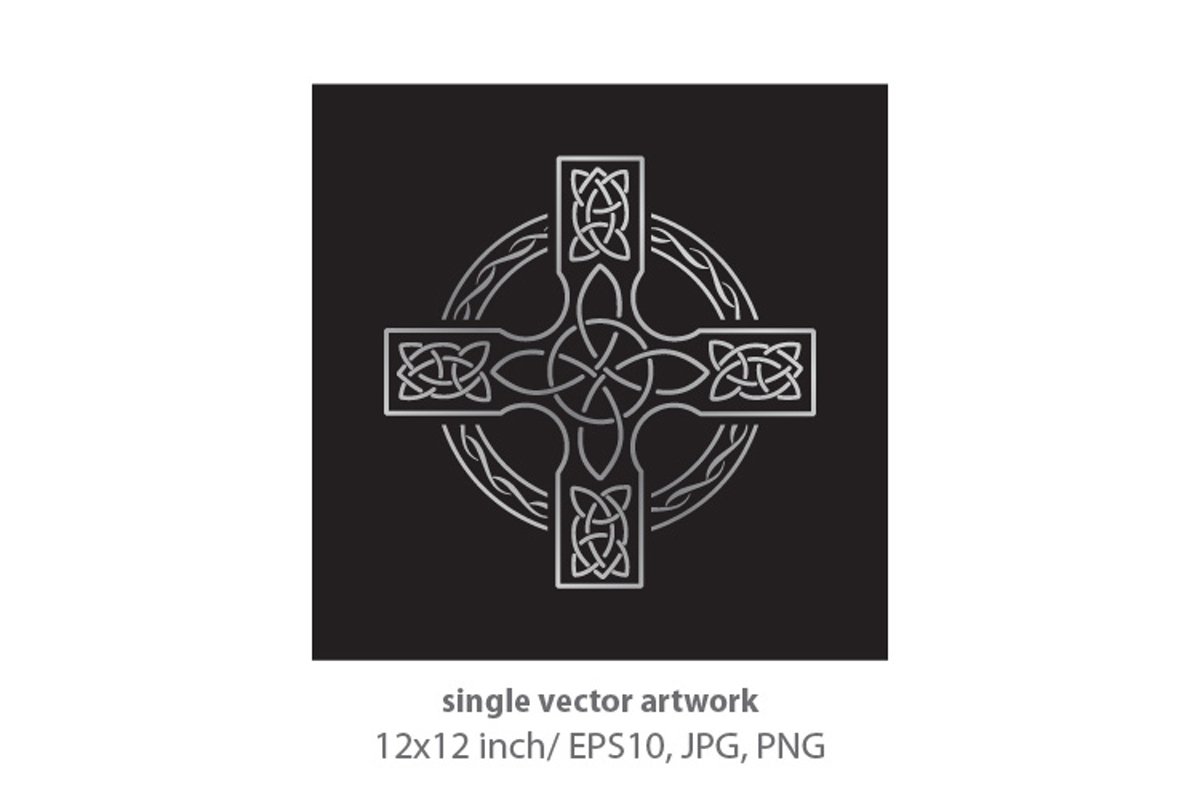 Simple Celtic Border- single vector artwork example image 1