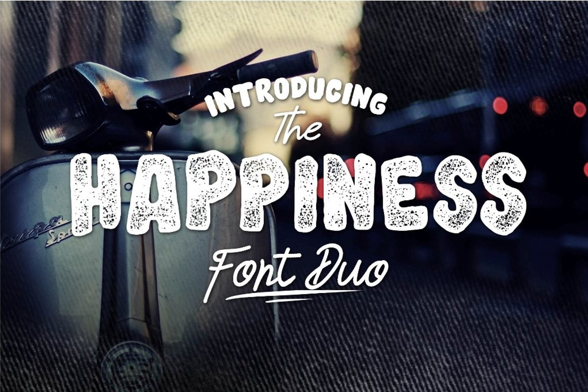 HAPPINESS FONT DUO example image 1