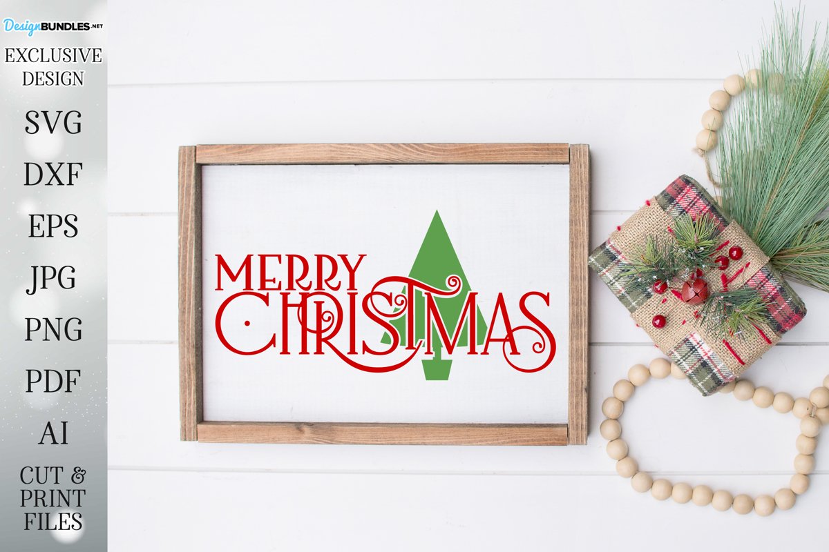 Merry Christmas - Tree - Christmas Design example image 1