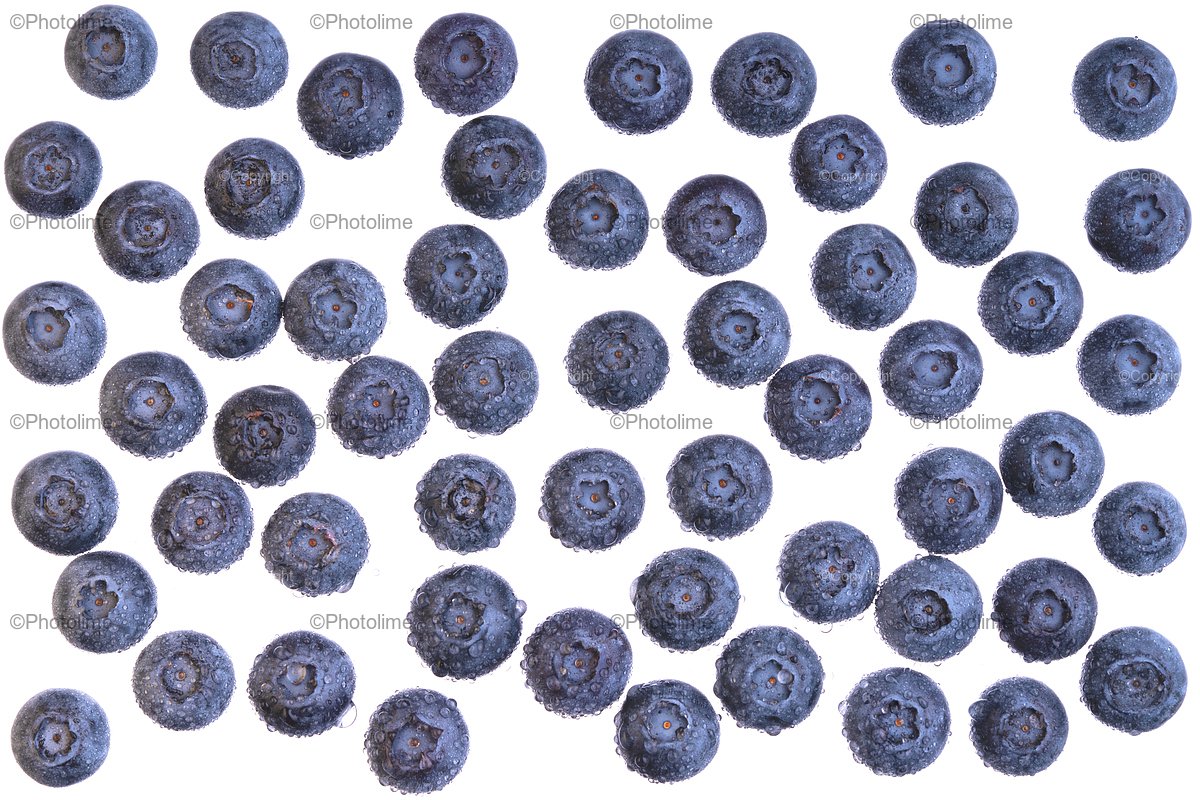 Water drops on ripe sweet blueberry. example image 1