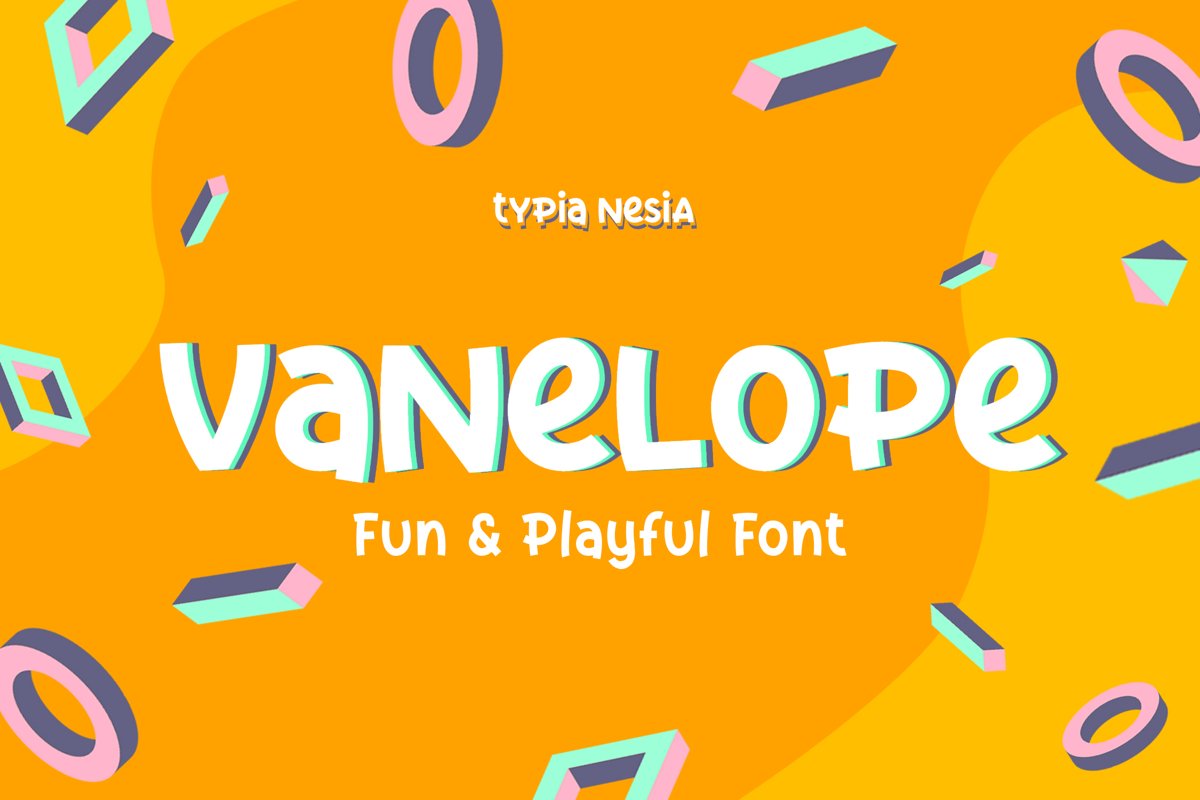 Vanelope - Fun Playful Font example image 1