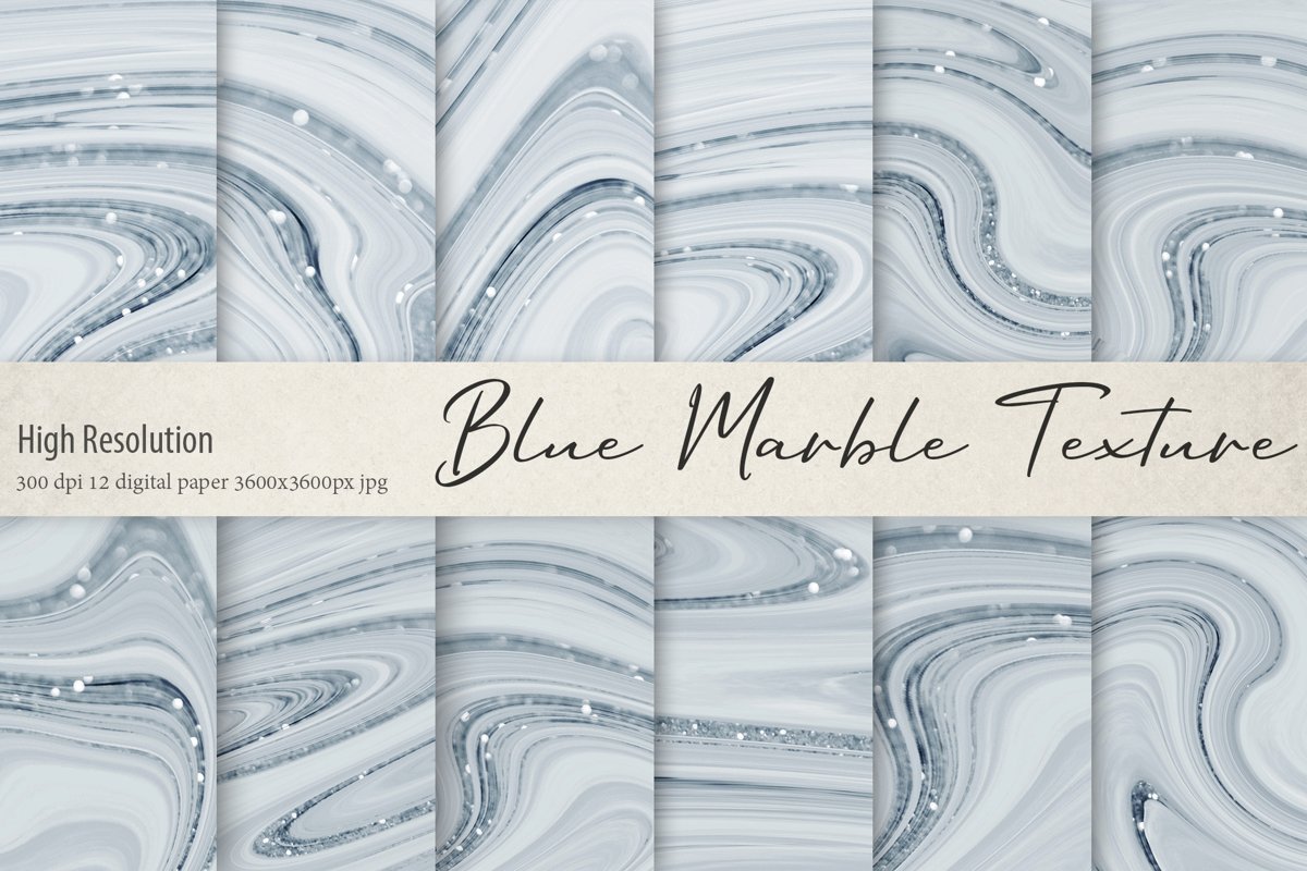 Marble and Glitter Textures example image 1