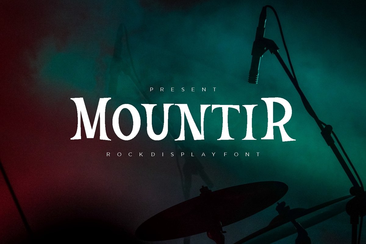 Mountir - Rock Display Font example image 1