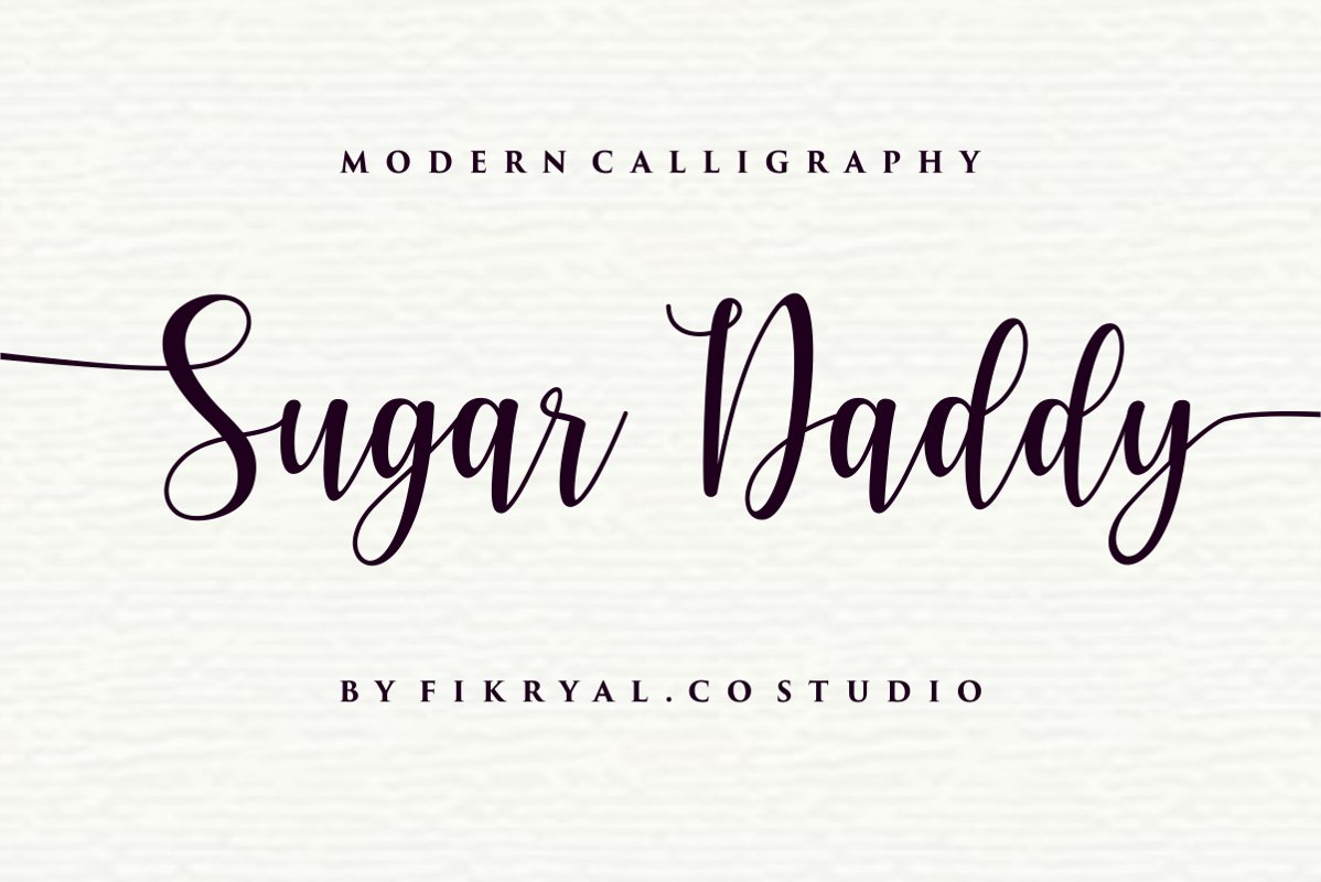 Sugar Daddy - Modern Callighraphy example image 1