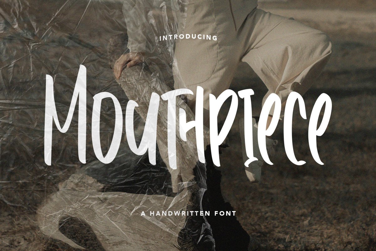 Mouthpiece - Handwritten Font example image 1