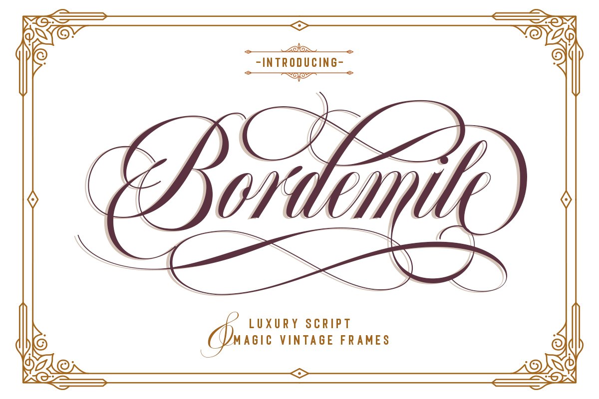 Bordemile - Luxury Script example image 1