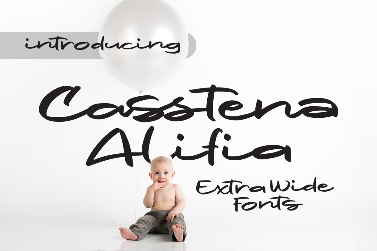 Casstena - Script Fonts example image 1