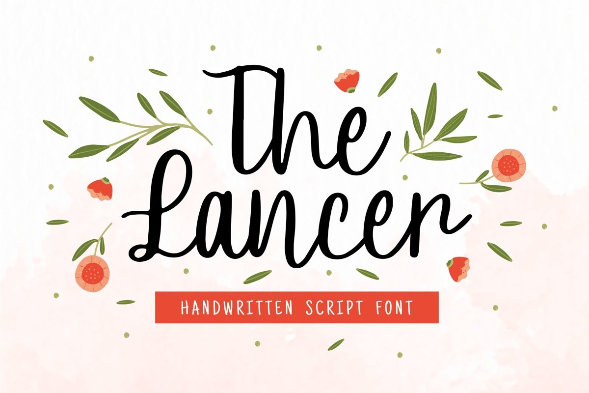Lancer Font example image 1