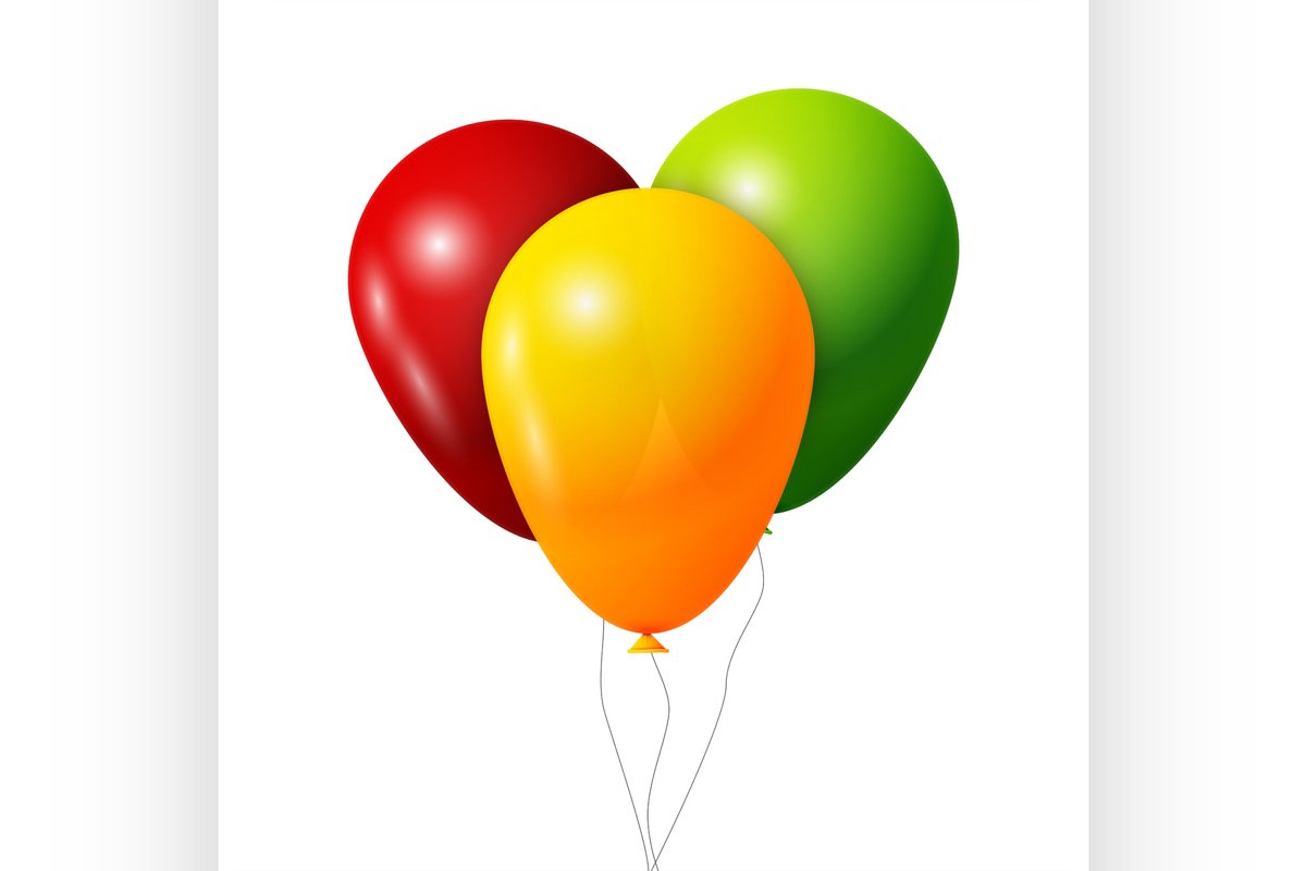 Colorful Balloons set example image 1