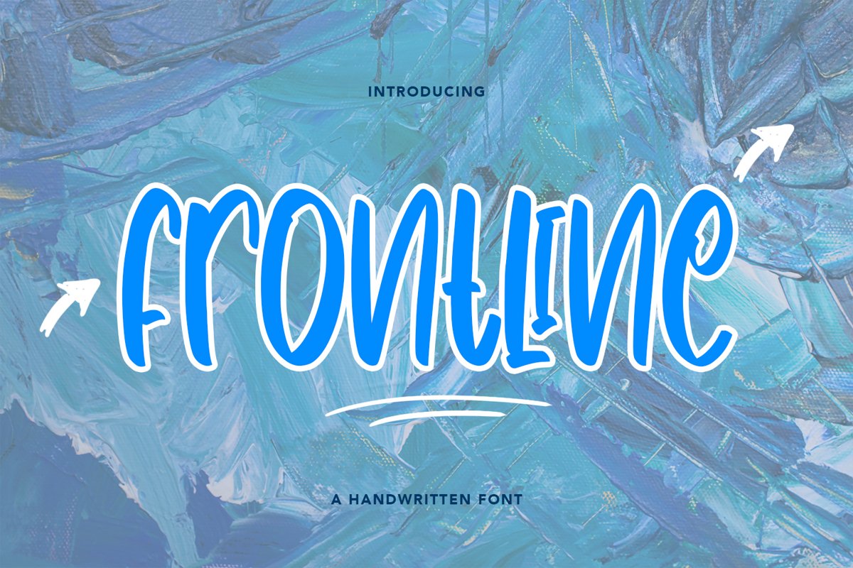 Frontline - Cute Handwritten Font example image 1