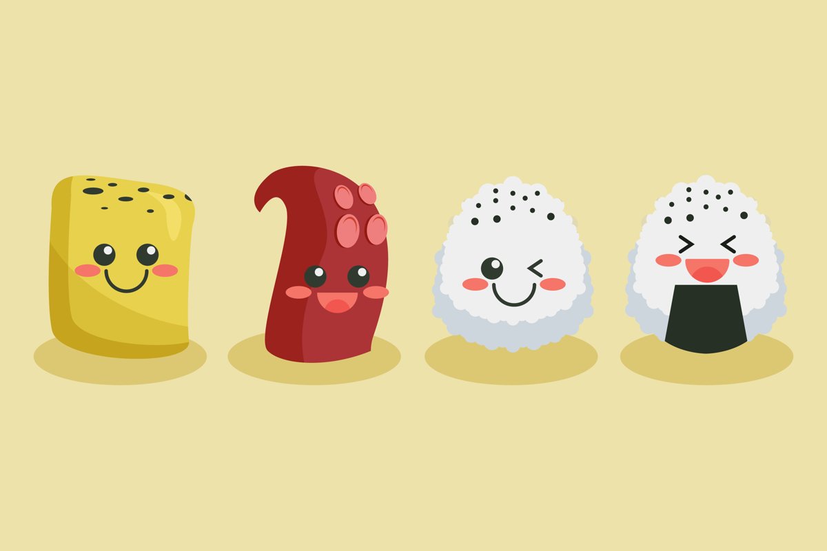 Sushi Illustrations example image 1