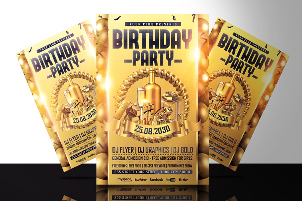Birthday Flyer 3 example image 1