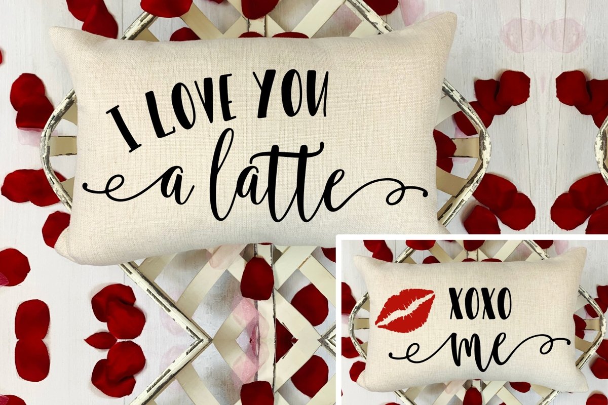 I Love Your A Latte SVG DXF PNG example image 1