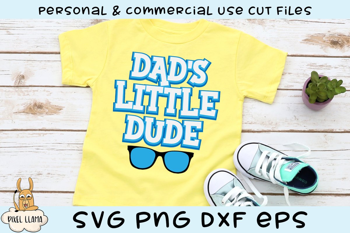 Dad's Little Dude SVG example image 1