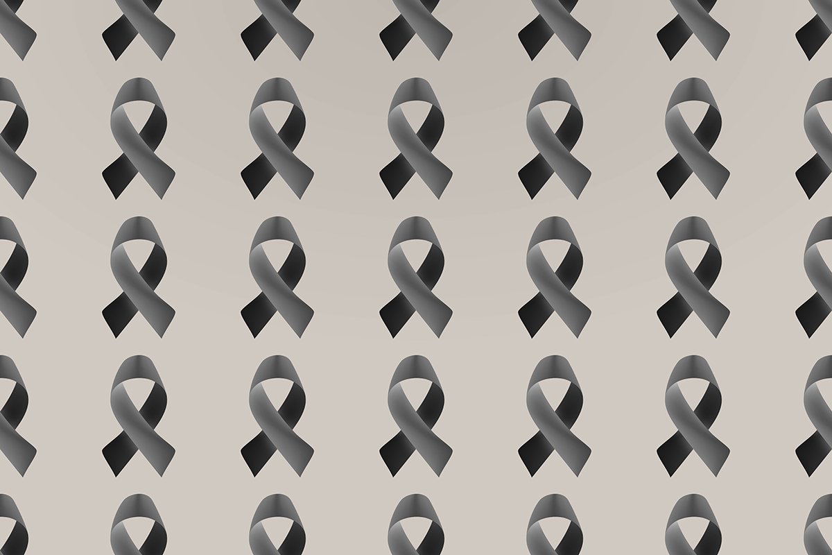 Breast cancer awareness realistic pink ribbon seamless patte example image 1