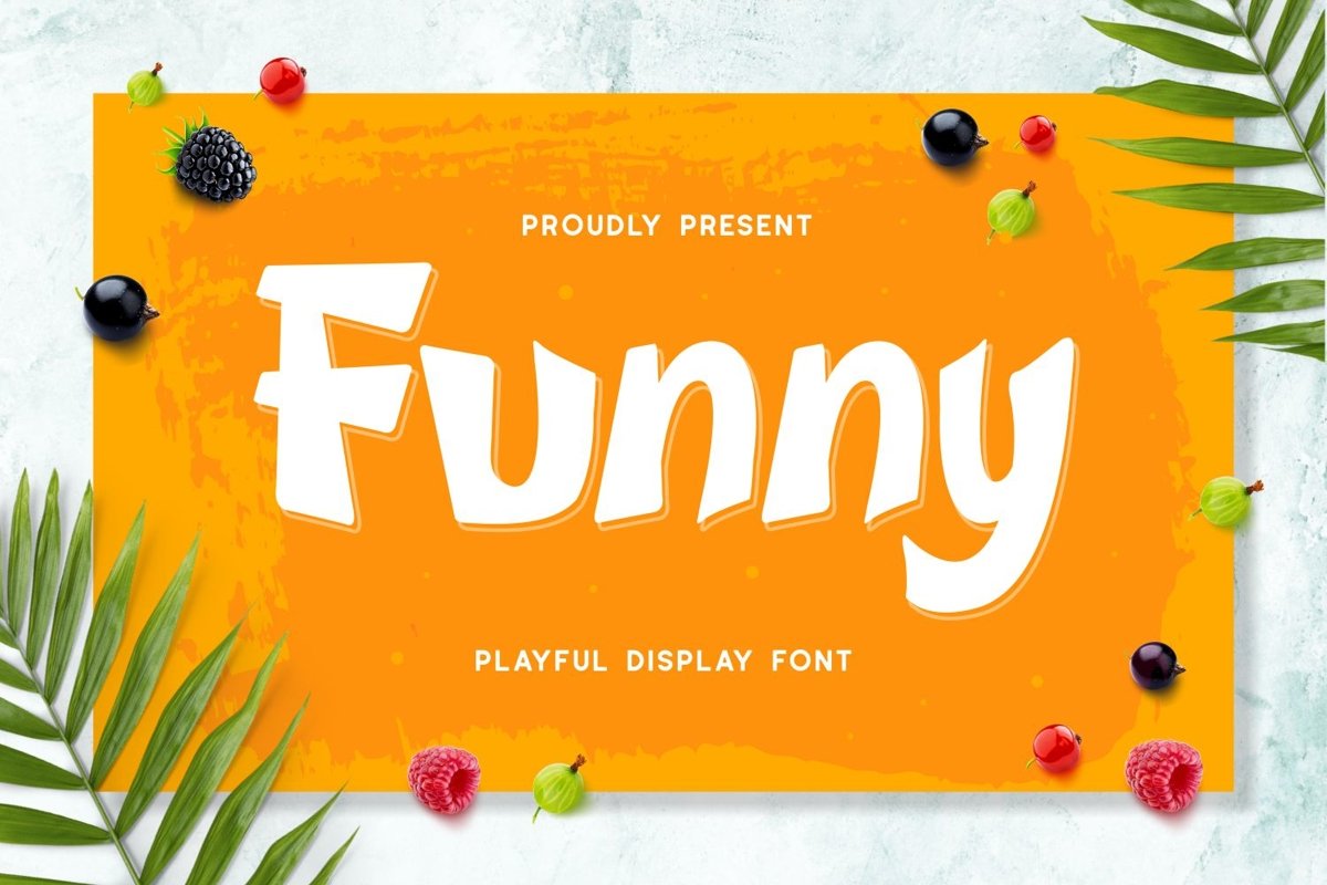 Funny - Playful Display Font example image 1