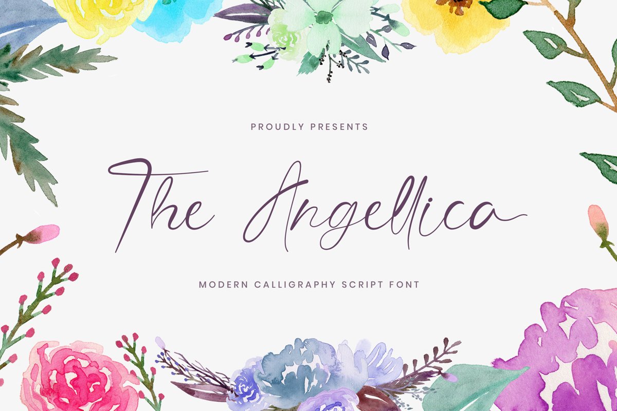 The Angellica - Modern Calligraphy Font example image 1